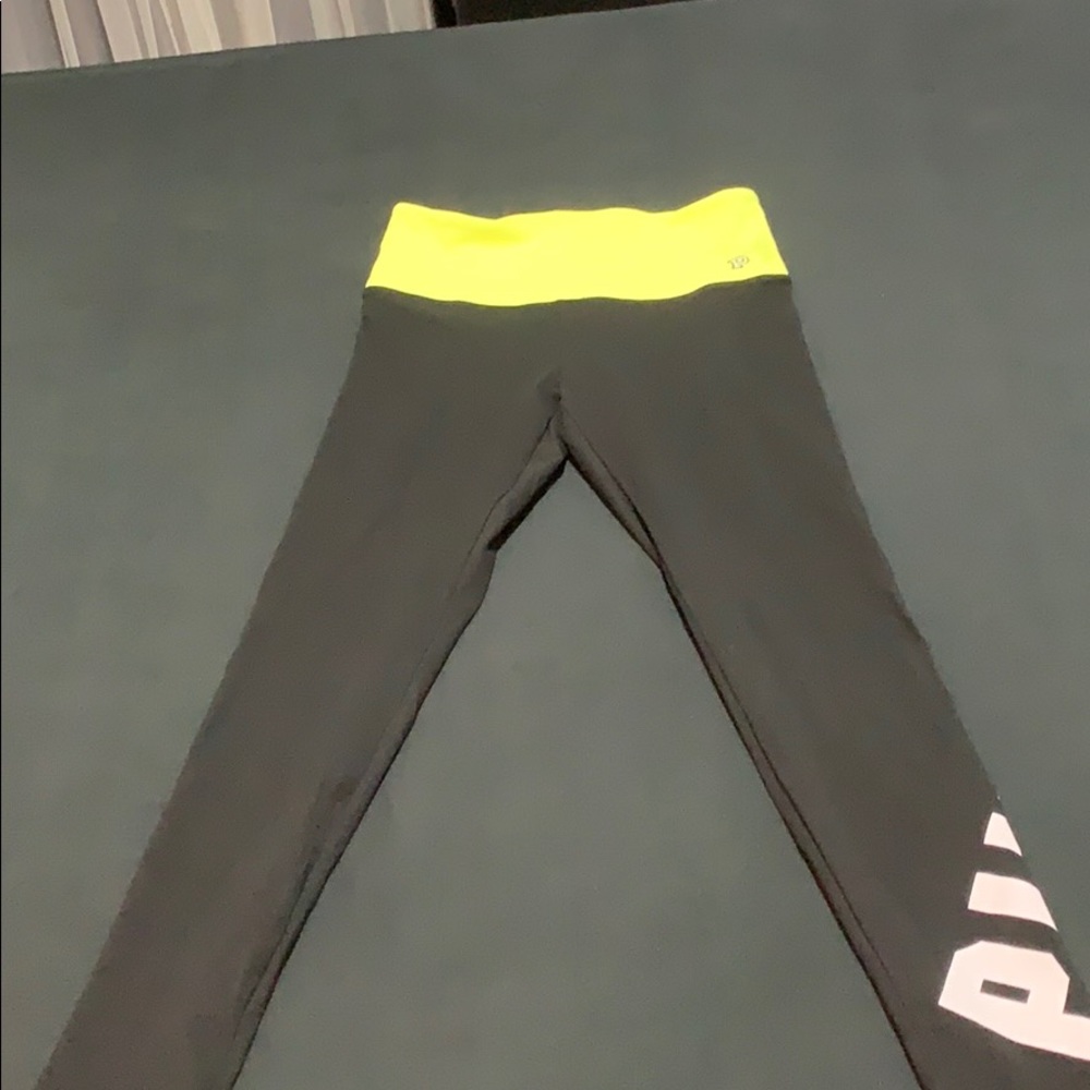 Pink yoga pants